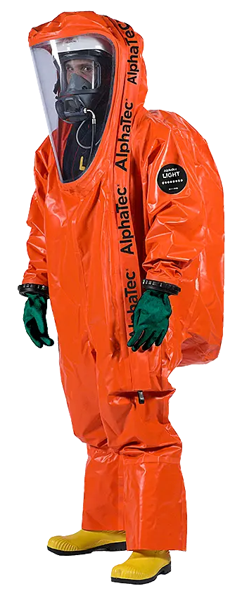 Ansell AlphaTec LIGHT typ CV/VP1 — gazoszczelny kombinezon ochronny (środowiska o niskim zagrożeniu) — Kombinezony specjalistyczne | SafeTech — 2