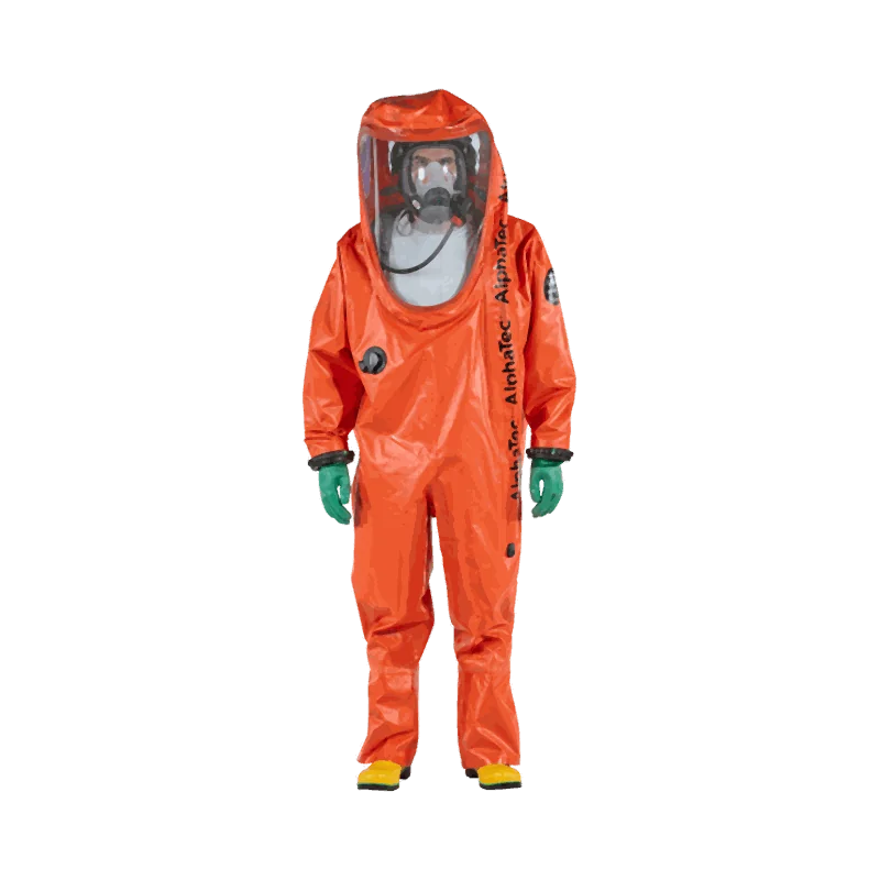 Ansell AlphaTec LIGHT type CV/VP1 — gas-tight protective suit (low-hazard environments)