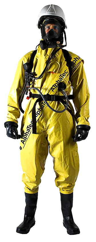 Ansell AlphaTec SUPER Type T — gazoszczelny kombinezon ochronny typu 1 (butyl/Viton) — Kombinezony specjalistyczne | SafeTech — 2