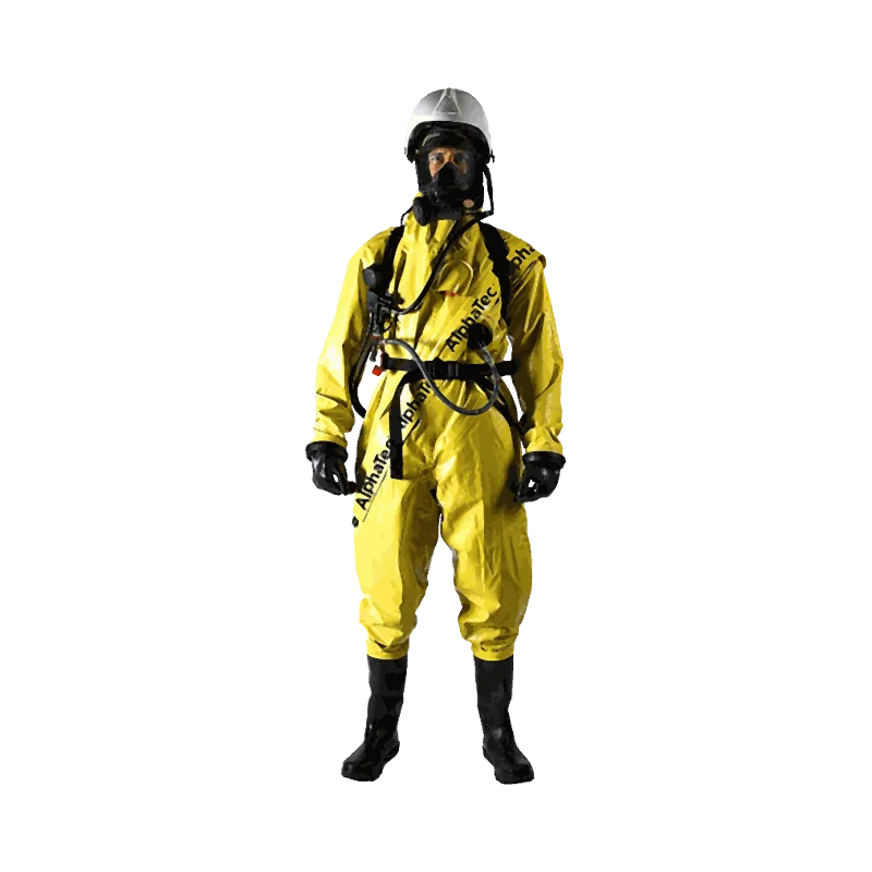 Ansell AlphaTec SUPER Type T — gazoszczelny kombinezon ochronny typu 1 (butyl/Viton) — Kombinezony specjalistyczne | SafeTech — 2