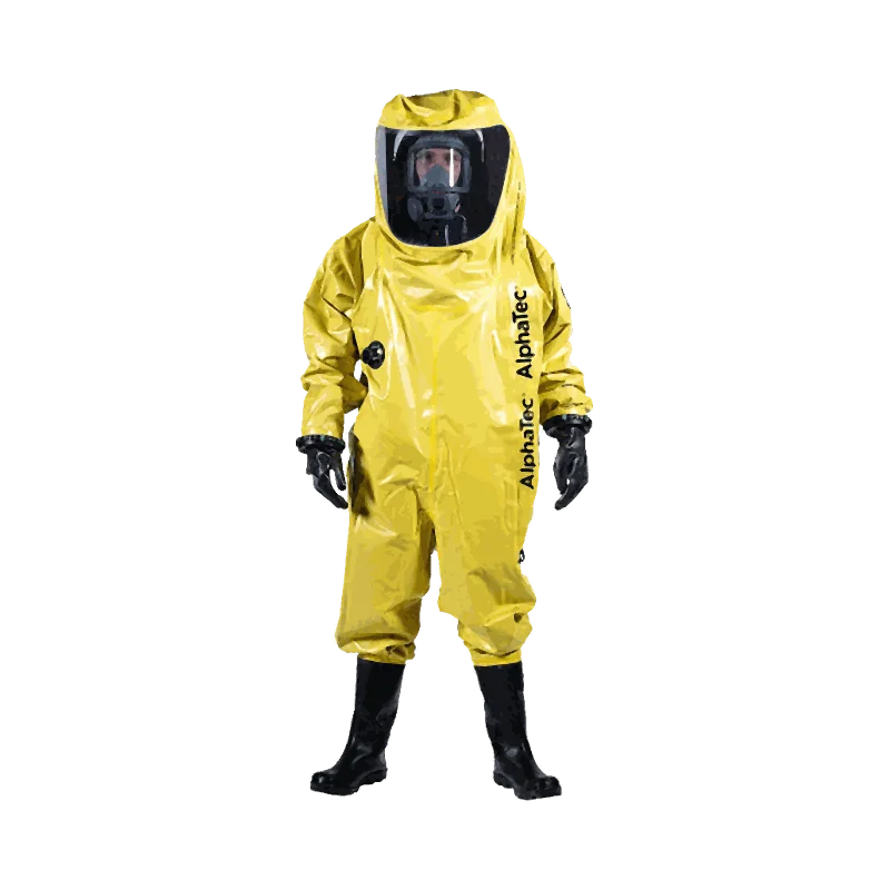 Ansell AlphaTec SUPER Type T — gazoszczelny kombinezon ochronny typu 1 (butyl/Viton) — Kombinezony specjalistyczne | SafeTech