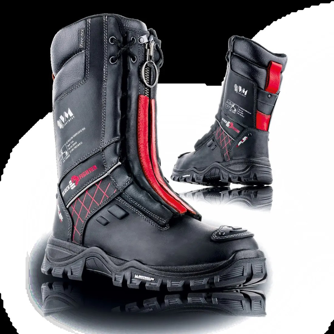 Buty strażackie Black Fighter