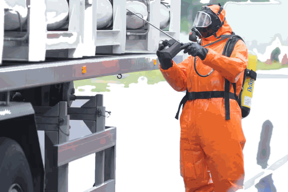 Dräger CPS 5800 — gazoszczelny kombinezon ochronny typu 1b (Zytron® 500) — Kombinezony specjalistyczne | SafeTech — 3