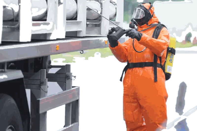 Dräger CPS 5800 — gasdichter Schutzanzug vom Typ 1b (Zytron® 500) — Spezialschutzanzüge | SafeTech — 3