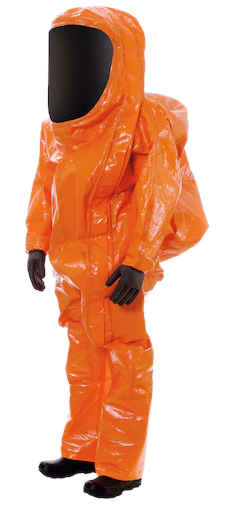Dräger CPS 5900 — gazoszczelny kombinezon ochronny (ergonomiczny krój) — Kombinezony specjalistyczne | SafeTech — 4