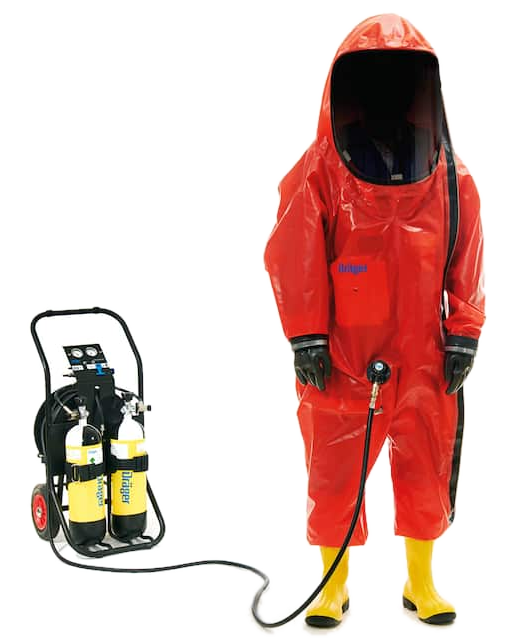 Dräger CPS 6900 — gazoszczelny kombinezon ochronny typu 1a (Umex) — Kombinezony specjalistyczne | SafeTech — 3