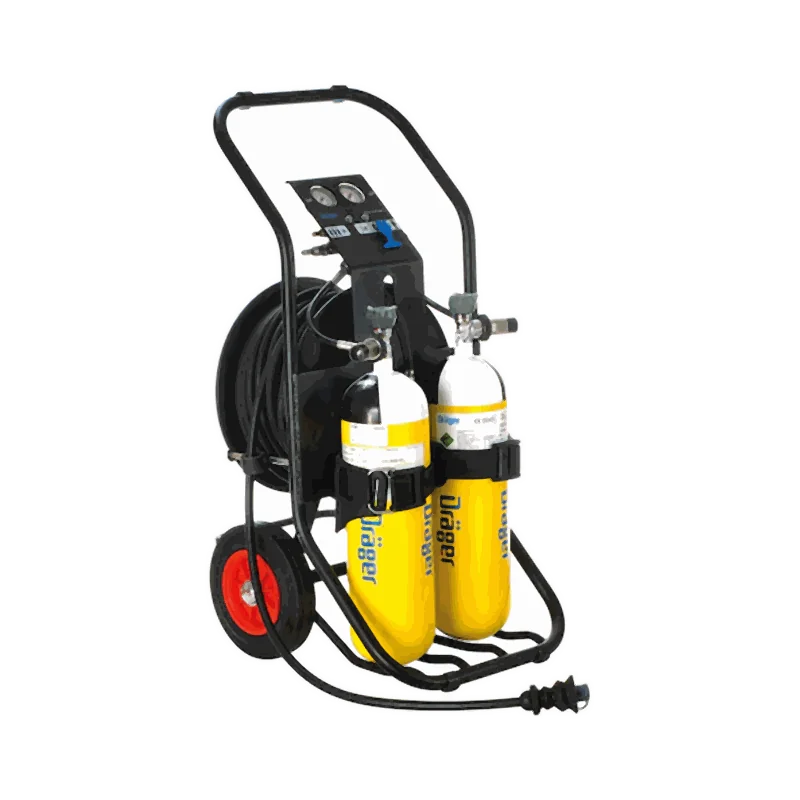 Dräger PAS® AirPack 1 — przewoźny system zasilania powietrzem oddechowym — Aparaty oddechowe i ucieczkowe | SafeTech — 2
