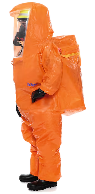 Dräger SPC 4400 — kombinezon chemoodporny typu 3/4/5/6 (CPM / CLF) — Kombinezony specjalistyczne | SafeTech — 3