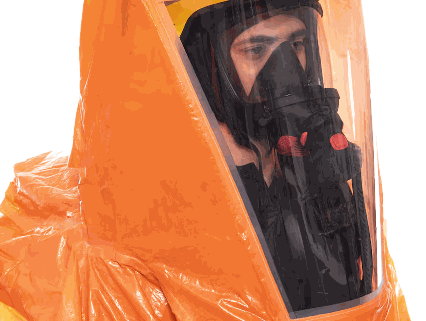 Dräger SPC 4400 — kombinezon chemoodporny typu 3/4/5/6 (CPM / CLF) — Kombinezony specjalistyczne | SafeTech — 4