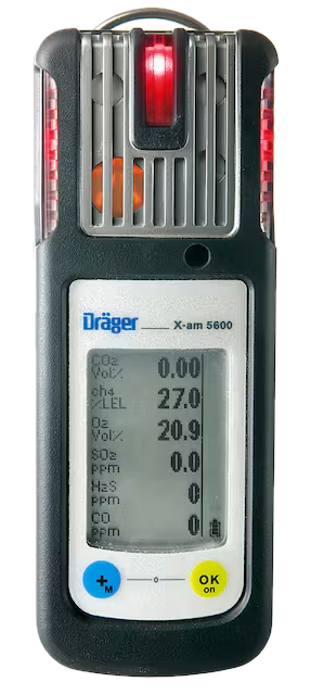 Dräger X-am® 5600 — najmniejszy detektor wielogazowy do 6 gazów