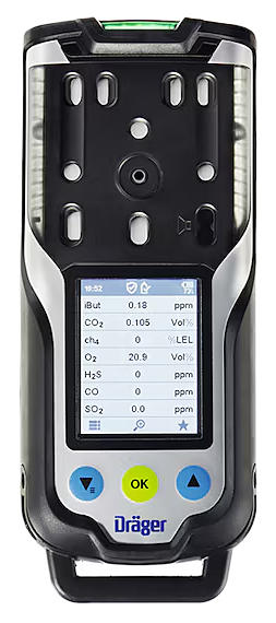 Dräger X-am® 8000 — detektor 1–7 gazów z pompką (PID/LZO, IP68)