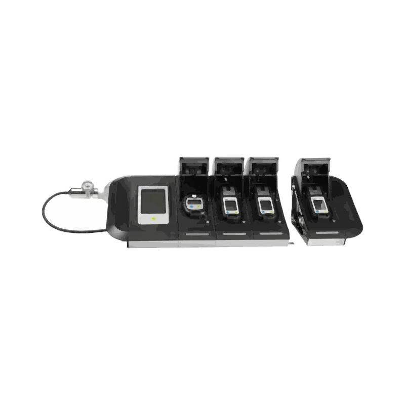 Dräger X-dock® — automatische Bumptest- und Kalibrierstation für X-am-/Pac-Geräte