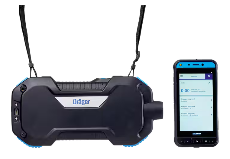 Dräger X-pid® 9000 / 9500 — selektywny detektor LZO (benzen, PID + GC)