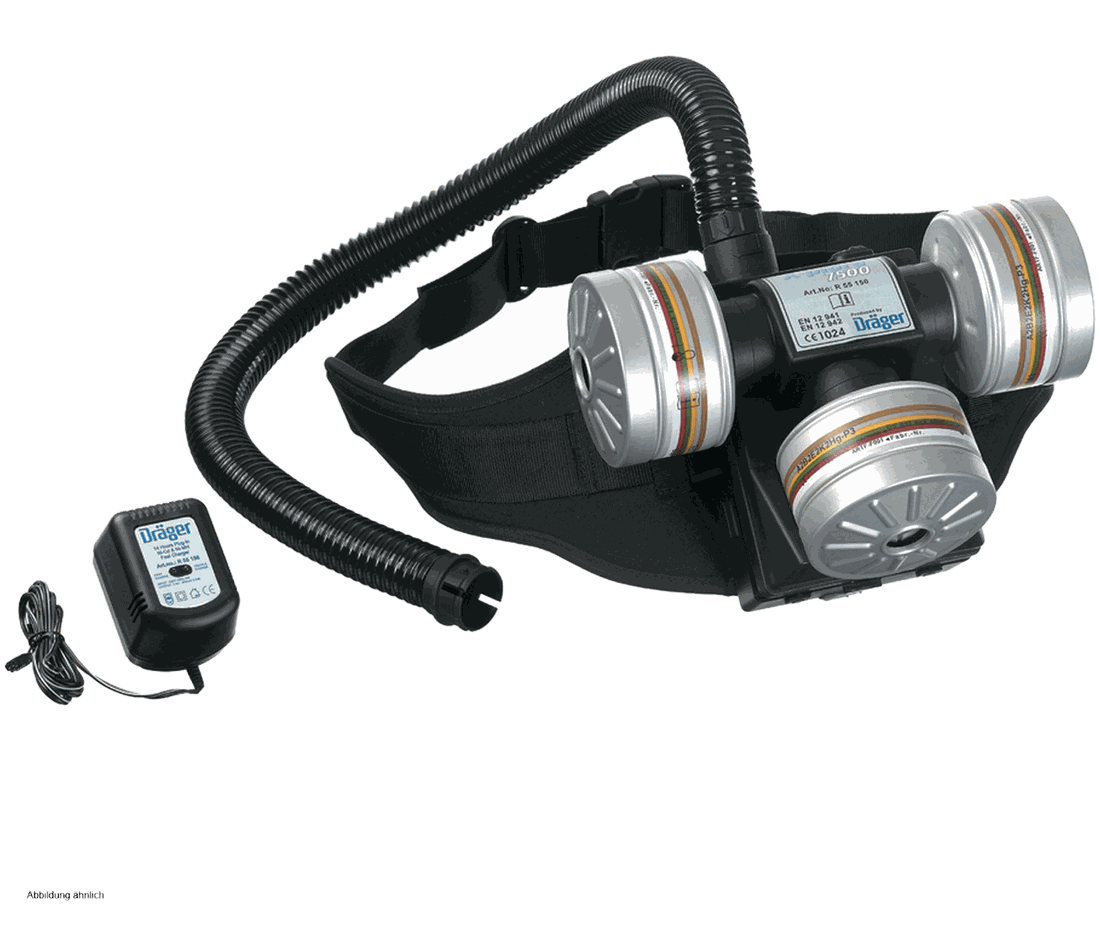 Dräger X-plore® 7500 — aparat filtrujący z wymuszonym obiegiem powietrza (PAPR)