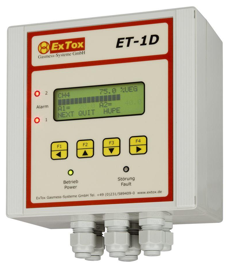 ExTox ET-1D(A) — centrala detekcji gazów (1 kanał)