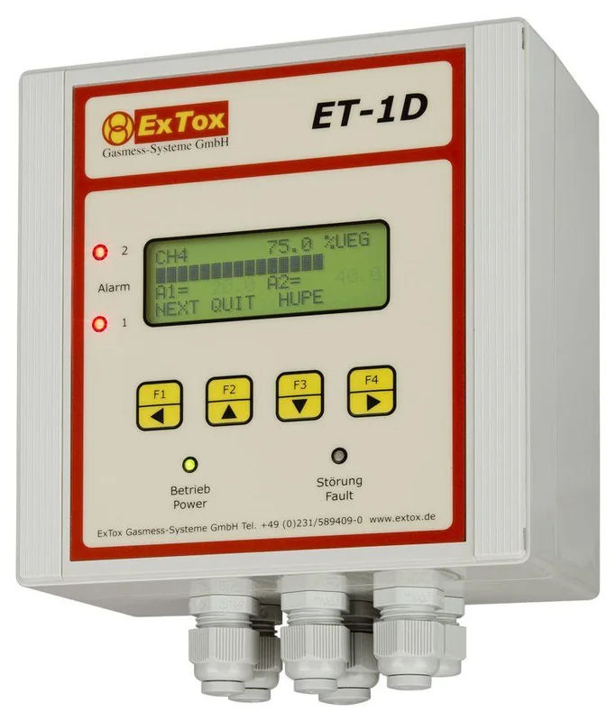 ExTox ET-1D(A) — centrala detekcji gazów (1 kanał)