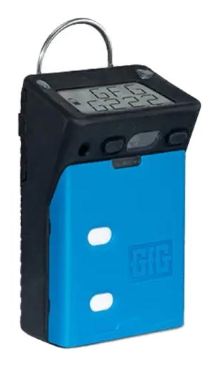 GfG Micro 5 G222E — kompaktowy detektor dwugazowy (gazy toksyczne, H₂, O₂)