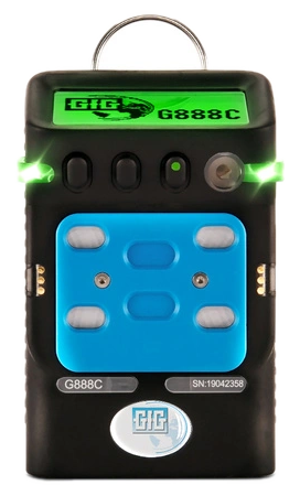 GfG Microtector III G888 — przenośny detektor wielogazowy (do 7 gazów)