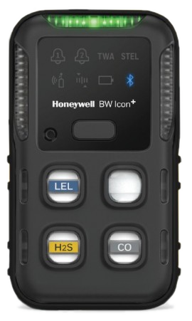 Honeywell BW™ Icon+ — detektor wielogazowy (4-gazowy) z wyświetlaczem ikonowym