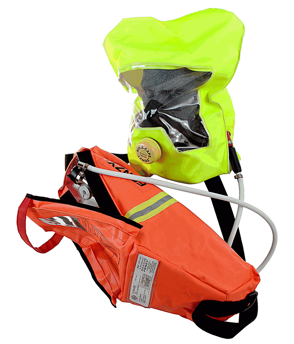 Honeywell Fenzy Bio-S-Cape — ucieczkowy aparat powietrzny do ewakuacji