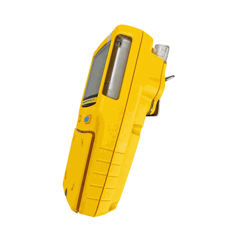 Honeywell GasAlertMax XT II — detektor 4-gazowy z pompką — ujęcie z boku — wlot pompki