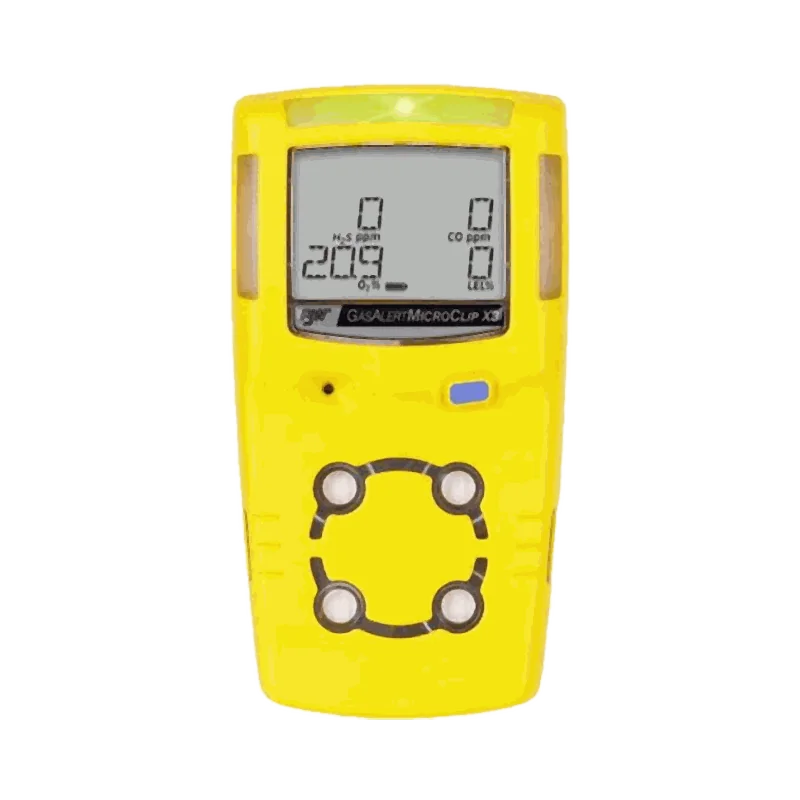 Honeywell GasAlertMicroClip XL / X3 — detektor 4-gazowy (IP68)