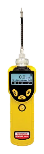 Honeywell MiniRAE 3000 — przenośny miernik LZO (PID/VOC, do 15 000 ppm)