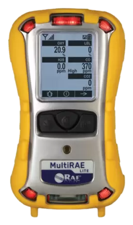 Honeywell MultiRAE Lite — bezprzewodowy miernik wielogazowy (1–6 gazów, PID/LZO)