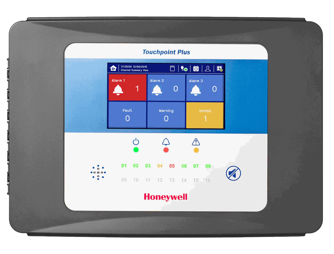 Honeywell Touchpoint Plus — centrala detekcyjno-alarmowa (stacjonarny system detekcji gazów)