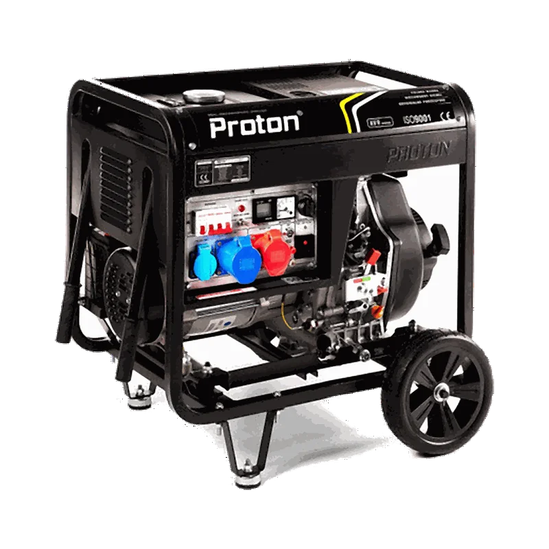 Kompakte Diesel-Stromerzeuger (6–7 kW, 230 V / 230–400 V DUAL, AVR)