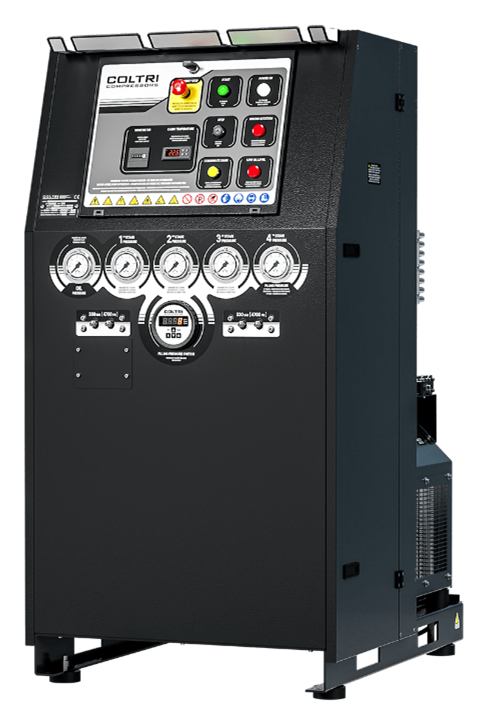 Coltri HD Open 750 ET — stacjonarny kompresor powietrza oddechowego (3-fazowy)