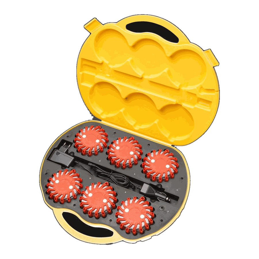 Mactronic M-FLARE — dyski sygnalizacyjne pływające, 65 lm (zestaw 6 szt.)