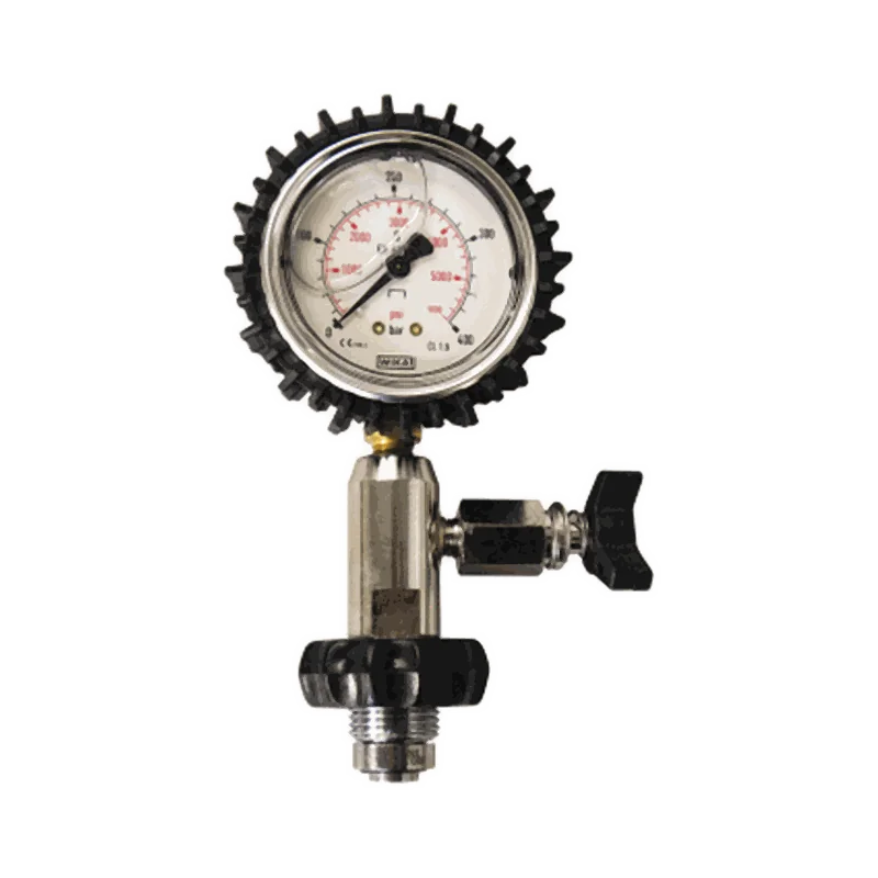 Prüfmanometer — Kontrollmanometer für Luftflaschen 300 bar (DIN 300 / DIN 200)