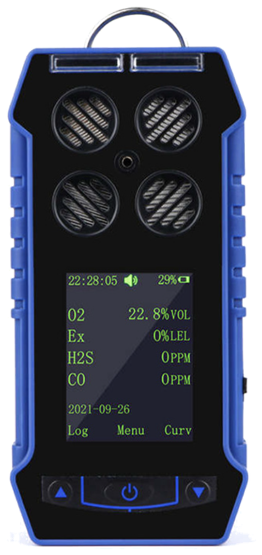 SafeTech Multi BH-4S — przenośny detektor 4-gazowy (EX, O₂, H₂S, CO)