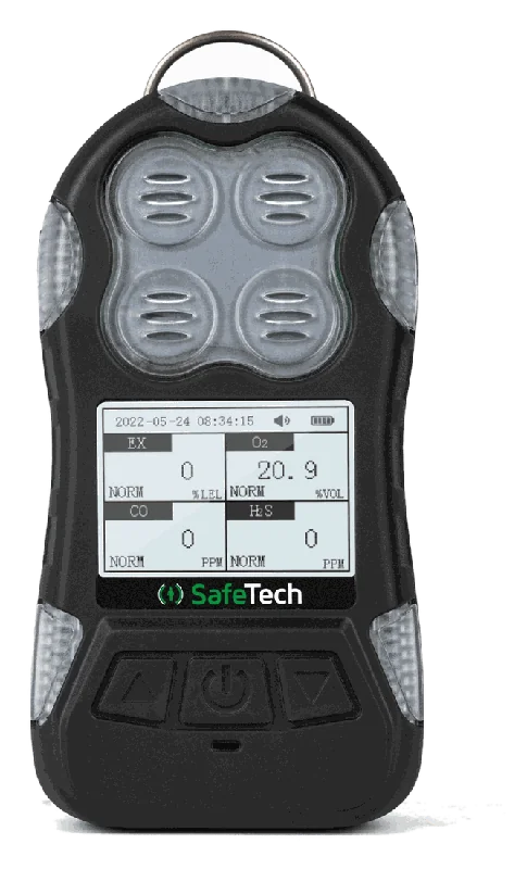 SafeTech Multi K-40 — 4-Gas-Messgerät im Gummigehäuse (IP66)