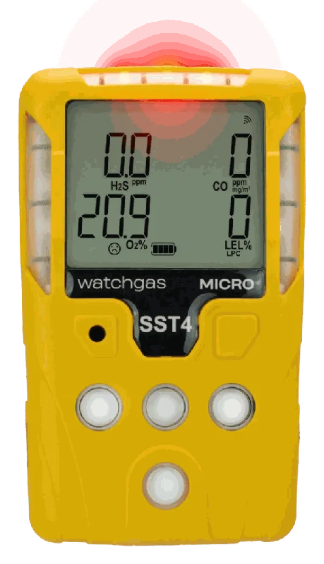 WatchGas SST4 Micro / Mini — detektor 4-gazowy (Solid State, IP65/68) — Detektory wielogazowe | SafeTech — 3