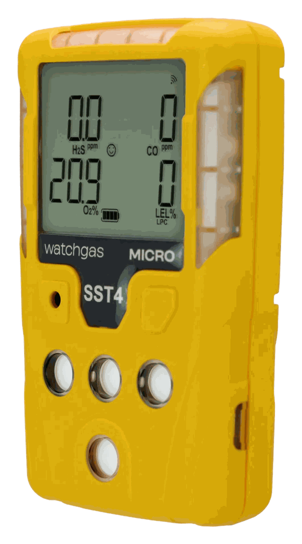 WatchGas SST4 Micro / Mini — detektor 4-gazowy (Solid State, IP65/68) — Detektory wielogazowe | SafeTech — 4