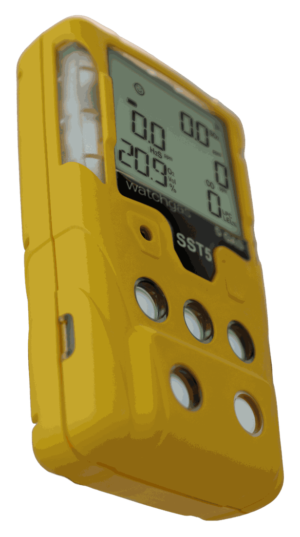 WatchGas SST5 — kompaktowy detektor wielogazowy (1–5 gazów) — Detektory wielogazowe | SafeTech — 5