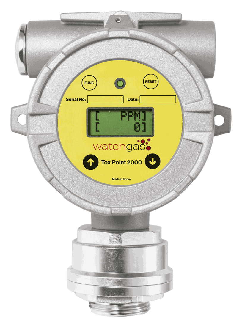 WatchGas TOX Point 2000 — inteligentny detektor gazów toksycznych / tlenu / VOC (ATEX)