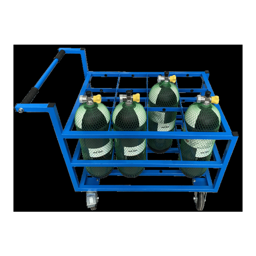 Wózek do transportu butli powietrznych (do 12 szt.)