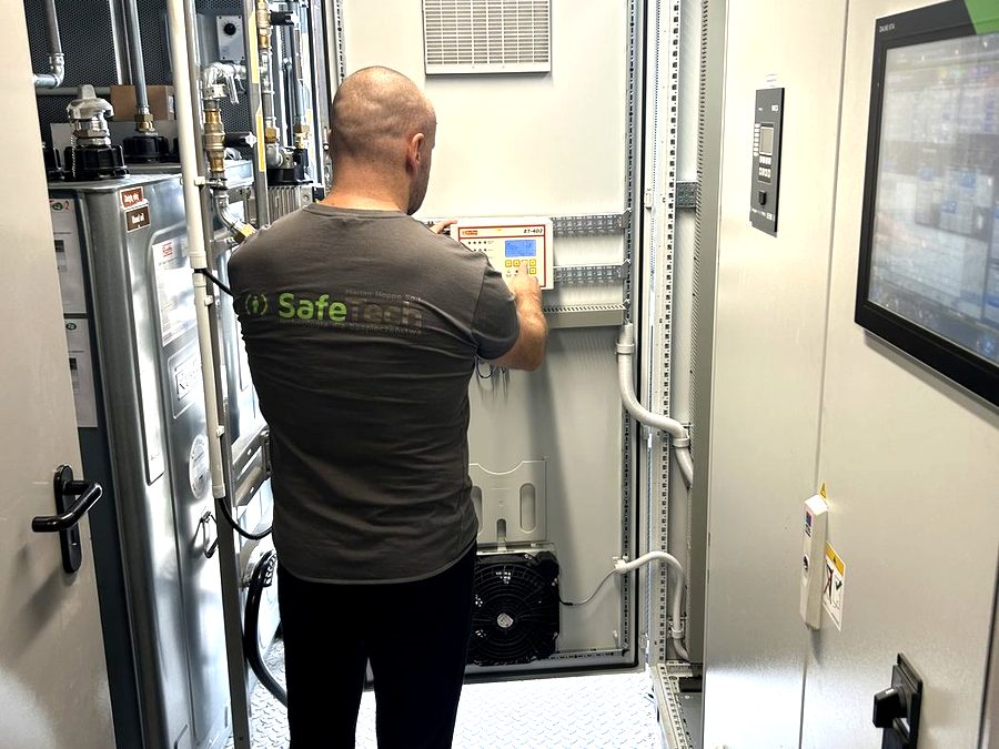 Serwis centrali detekcji w biogazowni