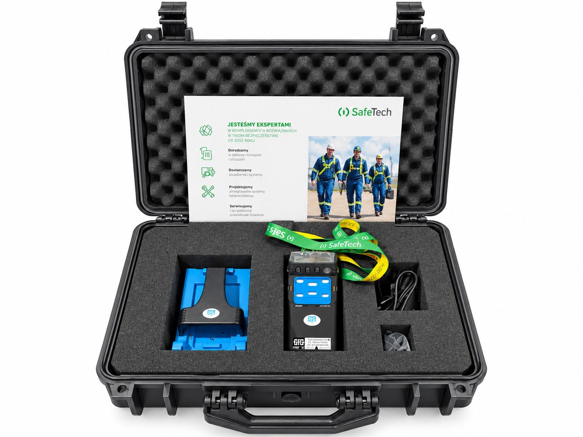 GfG Polytector III G999P z pompką — detektor 7-gazowy (O2, C3H8, CO, H2S, CO2, LZO, NH3) - obrazek 2